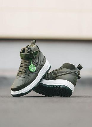 Чоловічі кросівки nike gore-tex haki white