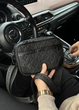Сумка в стиле louis vuitton premium, мужская кожаная сумка кросс-боди, мужская кожаная сумка кроссбоды