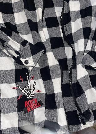 Теплая рубашка для мальчика