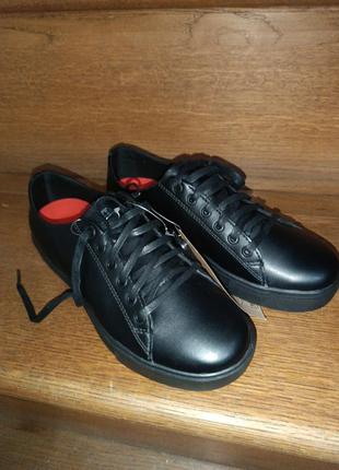 Кожаные кеды shoes