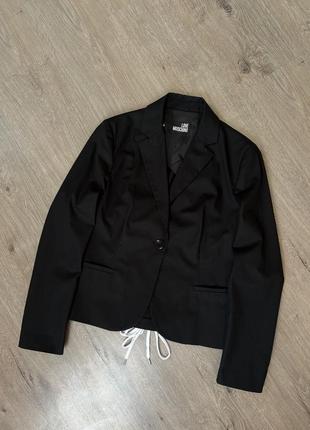 Love moschino lace up blazer жакет пиджак