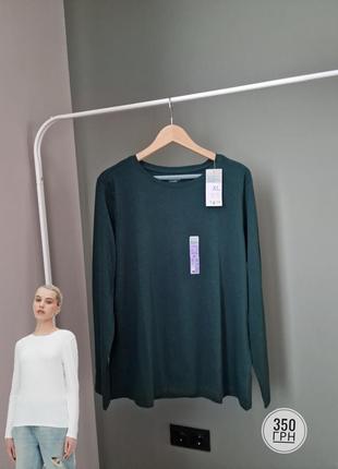 Натуральный свободный лонгслив primark