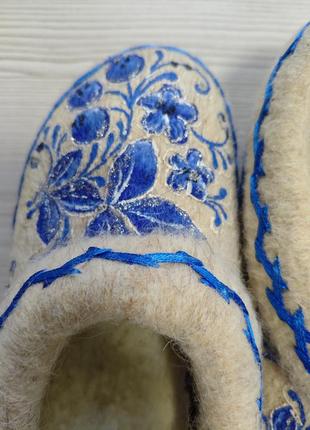 Тапки, капці, чуні з валяної вовни. 36 р