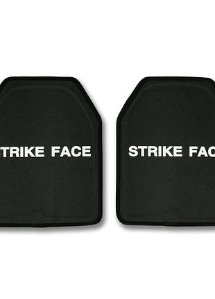 Баллистические пластины (комплект 2 шт) nij iv (6 класс дста) вес одной шт. 2.75 кг al2o3+pe