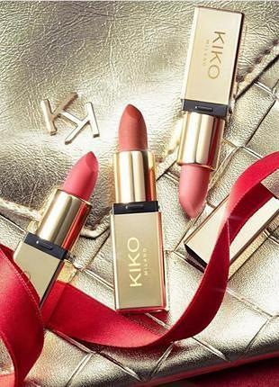 Подарочный набор для губ kiko milano holiday premiere lovely mini lipstick gift set