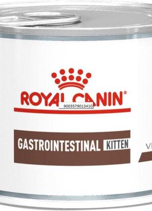 Вологий корм для кошенят royal canin gastrointestinal kitten банка 195 г