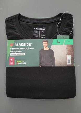 Мужской лонгслив черный  parkside / германия
