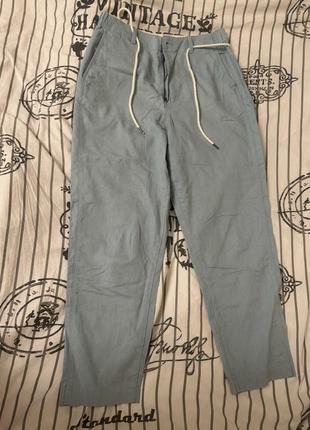 Льняные брюки, размер м, uniqlo