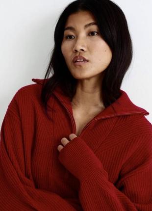 Шерстяной свитерчик соп кофта свитер на замочек кофта с выложным врагом в составе шерсть