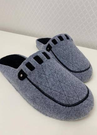 Мужские тапочки бесшумные klerotex украинская, размер в размер