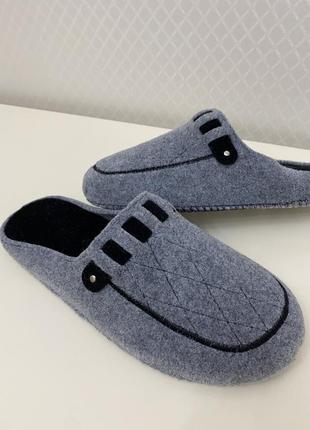 Мужские тапочки бесшумные klerotex украинская, размер в размер