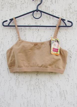 Хлопковый  эластичный бюстгальтер топ intimacy