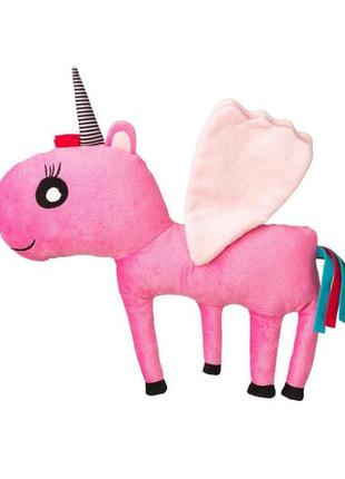 Дитяча м'яка іграшка «єдиноріг»/ikea sagoskatt pink unicorn