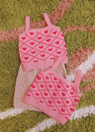 Жилетка primark в сердечках