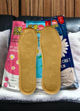 Комплект стелек (3 размера) my secret garden одноразовые с химическим подогревом 8...