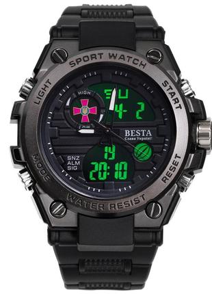 Besta tattoo зсу, 1411, original, тактические мужские спортивные часы для военного + гарантия