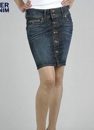 Юбка джинсовая от cotton tommy hilfiger,p. s-m