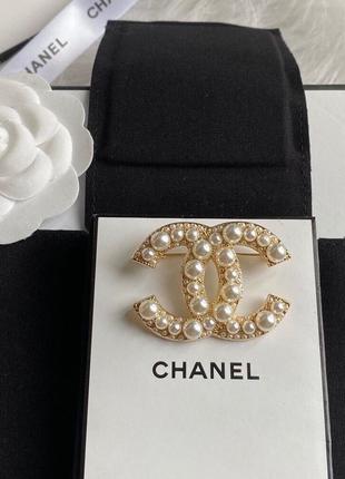 Брошь з перлинками vip gift