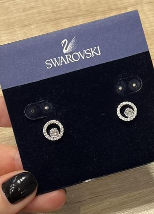 Сережки swarovski3 фото