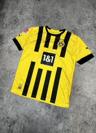 Футбольная футболка puma bvb borussia dortmund 22 bellingham хл-л