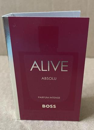 Boss alive absolu intense парфуми, 1,2ml