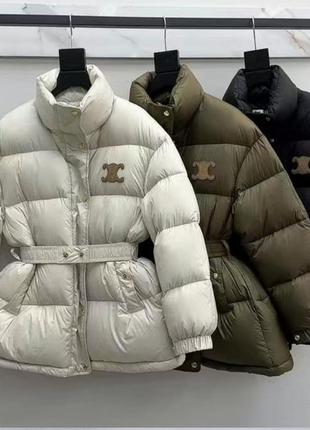 Куртка пуховик в стиле celine