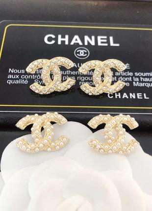 Серьги с жемчугом и кристалами vip gift