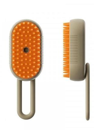 Щітка-гребінець steamy brush з парою для котів та собак