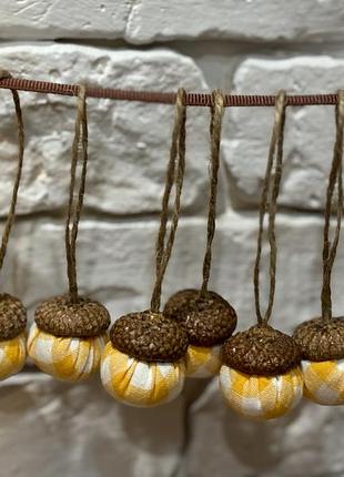 Декоративный венок с тыквами, осенний декор