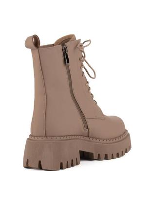 Жіночі зимові черевики з екошкіри