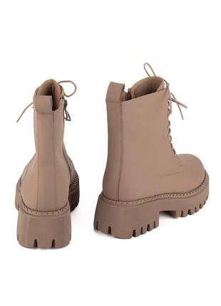 Жіночі зимові черевики з екошкіри