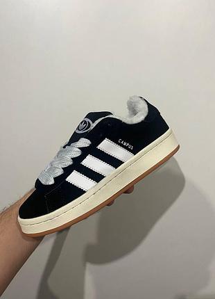 Adіdas campus black white winter fur