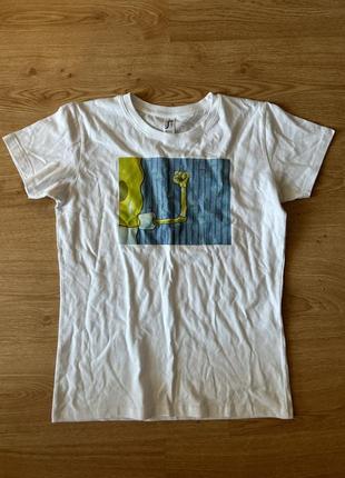 Футболка с принтом спанчбоба