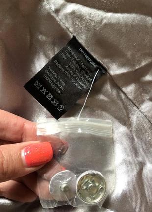 Шубка шуба didi біло-сіра на кнопках тепла мʼяка екошубка l-xl