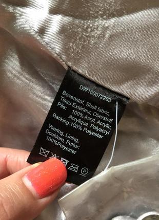 Шубка шуба didi біло-сіра на кнопках тепла мʼяка екошубка l-xl