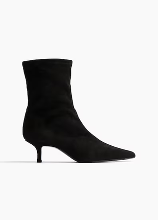 Замшевые ботильоны с мягким верхом h&m premium selection 1244792002