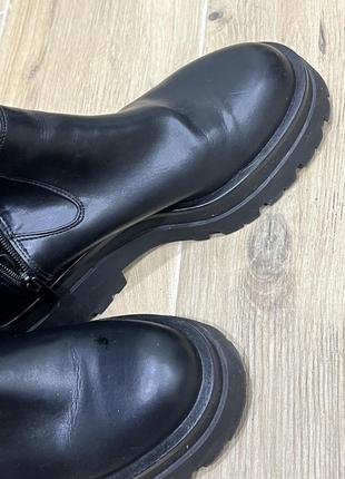 Ботфорти на платформі stradivarius zara5 фото