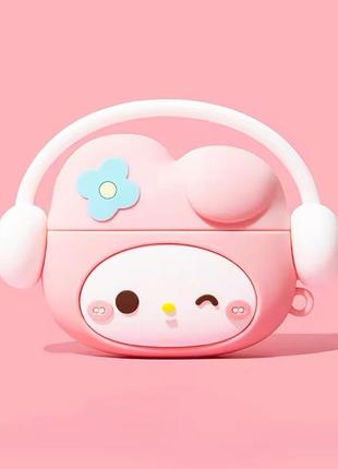 Чехол/чехол для наушников my melody для airpods/аэрподсов силиконовый чехол