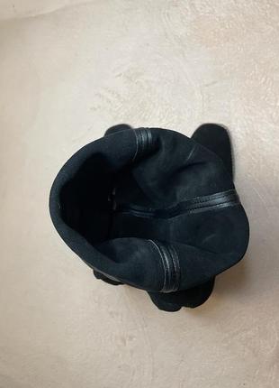 Сапоги crown vintage замшевые