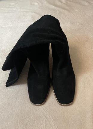 Сапоги crown vintage замшевые