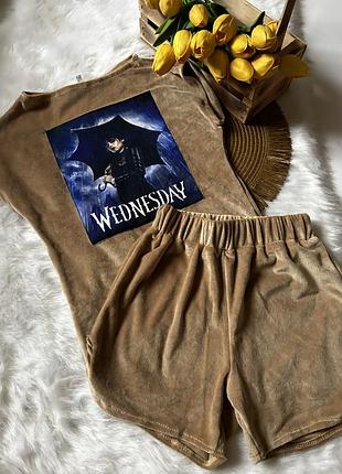 Велюровая пижама для девочки