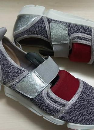 Мокасины весна-лето кожа жен. 37р.clarks индии