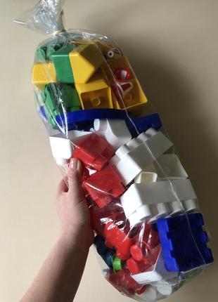 Конструктор юніка великі блоки для малюків дорога з конструктора