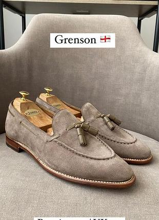 Туфли тассел-лоферы grenson 44,5-45 английская1 фото