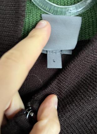 Очень мягкая и теплая шерстяная кофта на замке л cinque