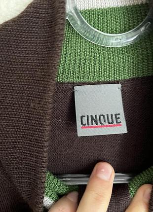 Очень мягкая и теплая шерстяная кофта на замке л cinque