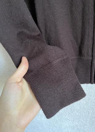 Очень мягкая и теплая шерстяная кофта на замке л cinque