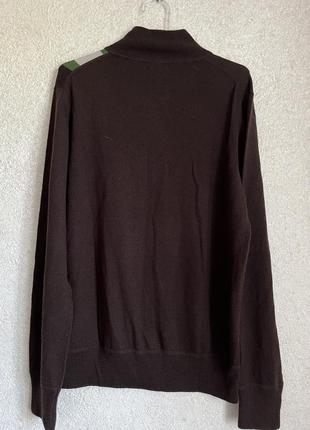 Очень мягкая и теплая шерстяная кофта на замке л cinque