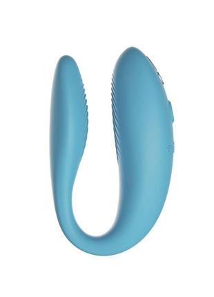 Смарт-вибратор для пар we-vibe sync go turquoise, 7,7х3 см. 3