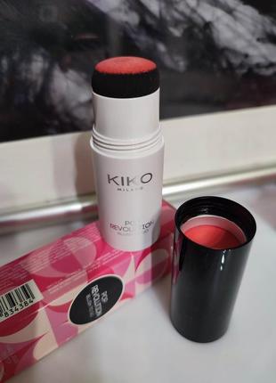 Румяна форме стика kiko milano pop revolution blush to go